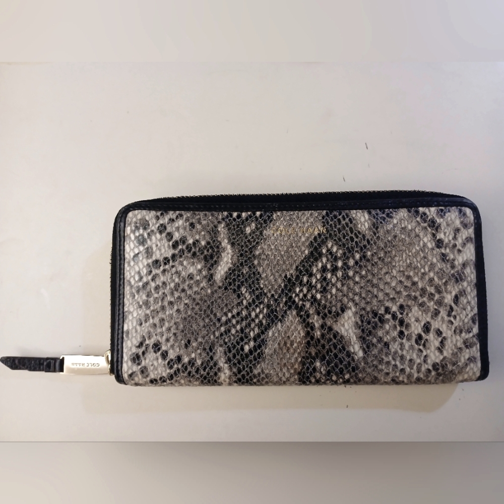 Cole Haan Snakeskin Wallet